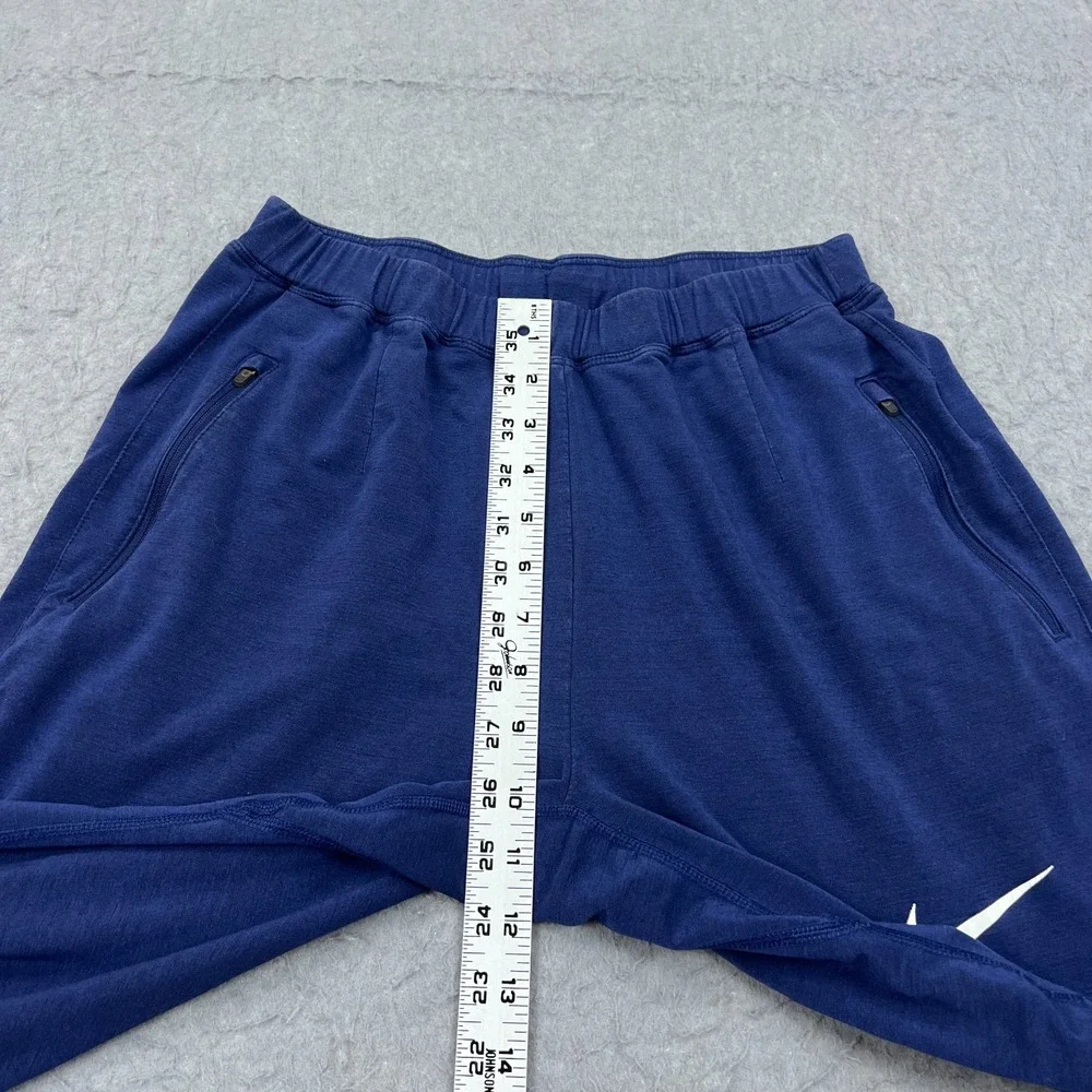 Nike Pro‎ Elite Pants Mens Medium Blue Ankle Zip Track & Field Joggers 848916